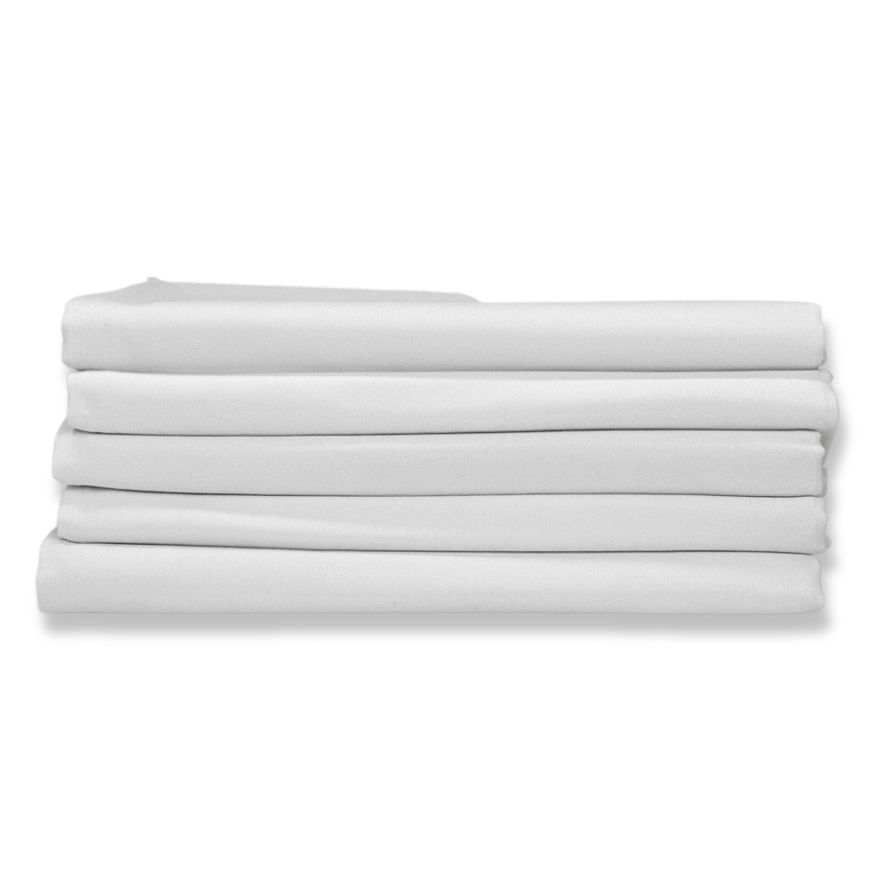 Tablecloth Cotton Sateen White 137x137