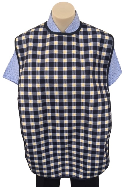 Clothing Protector Check Navy 170630